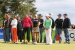 Valkenswaard, 4 Juni 2006
Finaledag KLM Ladies Open 2006 Eindhovensche Golf
De winnares uit Frankrijk, Stephanie Arricau met de greenkeepers van de Eindhovensche golf, liz Weima en de nummers 2-3 en beste jeugd