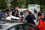 Amsterdam 6 juni 2006
Vertrek Nederlands elftal vanaf het hilton in Amsterdam naar WK.
Wesley sneijder met pers
