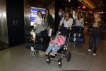 Schiphol 14 mei 2007
Amanda Krabbe komt met kinderen en ouders terug van vakantie in Turkije.