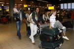 Schiphol 14 mei 2007
Amanda Krabbe komt met kinderen en ouders terug van vakantie in Turkije.