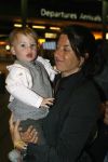 Schiphol 14 mei 2007
Amanda Krabbe komt met kinderen en ouders terug van vakantie in Turkije.