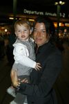 Schiphol 14 mei 2007
Amanda Krabbe komt met kinderen en ouders terug van vakantie in Turkije.