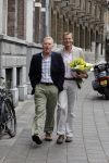 Amsterdam 31 mei 2007
Andre v Duin met zijn vriend Martin op straat in Amsterdam.