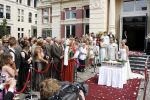 Groningen 9 juni 2007
Arjen Robben en Bernadien Eillert trouwen in de schouwburg van Groningen.