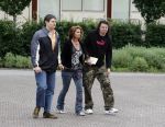 Kaatsheuvel 16 juni 2007
Belinda Meuldijk met zoon Yoshi en vriend Thierry Duval in de efteling.