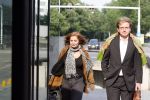 Amsterdam 31 mei 2007
Belinda Meuldijk met advocaat bij de rechtbank van Amsterdam waar ze een rechtzaak heeft tegen weekblad prive.