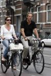 Amsterdam 9 juni 2007
Bert Kuizenga met vrouw op de fiets.