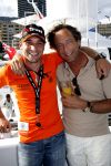 Monaco 27 mei 2007
Grand Prix formule 1 in Monaco.Christijan Albers en David Hart