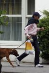Amsterdam 30 mei 2007
Edwin de Roy v Zuydewijn met zijn hond op straat.
