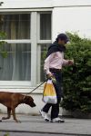 Amsterdam 30 mei 2007
Edwin de Roy v Zuydewijn met zijn hond op straat.