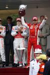 Monaco 27 mei 2007
Grand Prix formule 1 in Monaco. Prins Albert van Monaco Ernst v Hannover Lewis Hamilton Fernando Alonso en Felippe Massa