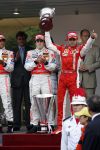 Monaco 27 mei 2007
Grand Prix formule 1 in Monaco. Prins Albert van Monaco Ernst v Hannover Lewis Hamilton Fernando Alonso en Felippe Massa