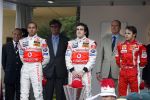 Monaco 27 mei 2007
Grand Prix formule 1 in Monaco. Prins Albert van Monaco Ernst v Hannover Lewis Hamilton Fernando Alonso en Felippe Massa