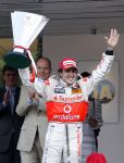 Monaco 27 mei 2007
Grand Prix formule 1 in Monaco. Prins Albert van Monaco Ernst v Hannover Lewis Hamilton Fernando Alonso en Felippe Massa