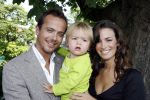 Ouderkerk aan de Amstel 24 mei 2007
Geert Hoes met zijn zoon Robijn en vriendin Manuela bij presentatie kinderkleding lijn Lief van Geert Hoes.
