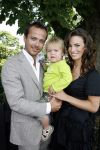 Ouderkerk aan de Amstel 24 mei 2007
Geert Hoes met zijn zoon Robijn en vriendin Manuela bij presentatie kinderkleding lijn Lief van Geert Hoes.