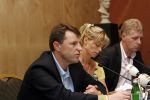 Amsterdam 7 juni 2007
De ouders van de ontvoerde Madeleine Mc Cann geven persconferentie in het Hilton. Gerry en Kate Mc Cann zijn op doorreis in Europa om overal aandacht te krijgen voor de ontvoering.