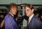 Amsterdam, 25 September 1991
Gert Jan Droge met zijn collega Guus Marinus in het begin van zijn TV carrierre.