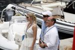 Monaco 26 mei 2006
Grand Pix van Monaco. Ivanka Trump met vriend