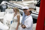 Monaco 26 mei 2006
Grand Pix van Monaco. Ivanka Trump met vriend