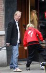 Amsterdam 9 juni 2007
Jack Spijkerman op de fiets en voetballend met een jongen op de cornelis schuytstraat