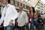 Monaco 27 mei 2007
Grand Prix formule 1 in Monaco. jean Reno met zijn vrouw Zophia