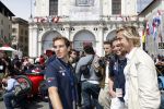 Brescia 17 mei 2007
Start van de 80e mille miglia. State of art is daar een van de sponsors.  Jeroen Bleekemolen en Chris Zegers