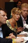 Amsterdam 7 juni 2007
De ouders van de ontvoerde Madeleine Mc Cann geven persconferentie in het Hilton. Gerry en Kate Mc Cann zijn op doorreis in Europa om overal aandacht te krijgen voor de ontvoering.