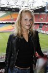 Amsterdam 15 mei 2007
Presentatie dvd voetbalvrouwen in de amsterdam arena. Kimberley Klaver