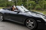 Vlijmen en Loon op Zand 18 juni 2007
Cabrio Rally van Beau monde . Leontine Borsato met Astrid in Porsche cabrio