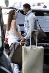 Schiphol 20 juni 2007
Rossana Lima zwanger brengt haar vriend Patrick Kluivert naar Schiphol. Patrick gng naar Dubai voor een voetvolley tournooi.