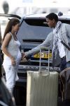 Schiphol 20 juni 2007
Rossana Lima zwanger brengt haar vriend Patrick Kluivert naar Schiphol. Patrick gng naar Dubai voor een voetvolley tournooi.
