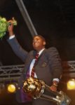 Amsterdam, 29 november 2007
Huldiging AJAX-Selektie t.g.v. het behalen van de wereldtitel in Japan,
Patrick Kluivert met de beker