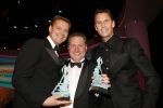 Hilversum 21 mei 2007
Uitreiking Musical awards in studio 24.Pieter v d Waterbeemd en Albert Verlinde en Roel Vente