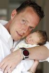 Capelle aan de Ijssel 12 juni 2007
Rob Geus met zijn vrouw en hun baby / dochter Esmee.