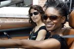 Vlijmen en Loon op Zand 18 juni 2007
Cabrio Rally van Beau monde . Sylvana Simons met Annemarie Engelkes