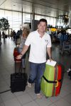 Schiphol 19 juni 2007
Wolter Kroes en zijn vrouw Tessa vertrekken vanaf Schiphol voor hun huwelijksreis naar Aruba.