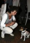 Amsterdam 15 mei 2007
Presentatie wijn van Ilja Gort in ijscafe. Yvonne Kroonenberg met hond