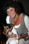 Amsterdam 15 mei 2007
Presentatie wijn van Ilja Gort in ijscafe. Yvonne Kroonenberg met hond