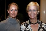Amsterdam 13 september 2008
Modeshow Mart Visser in het Hilton hotel. 
Agnes v Ardenne met dochter
