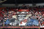 Amsterdam 10 mei 2009
Ajax-fc twente in de arena. De harde kern ajax supporters komt de eerste helft niet kijken en heeft spanddoeken opgehangen om te protesteren tegen het beleid bij ajax.
Peter Smulders bv