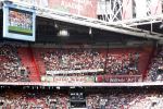 Amsterdam 10 mei 2009
Ajax-fc twente in de arena. De harde kern ajax supporters komt de eerste helft niet kijken en heeft spanddoeken opgehangen om te protesteren tegen het beleid bij ajax.
Peter Smulders bv
