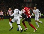 Eindhoven, 12 Maart 2008
UEFA 1/8 finale PSV-Tottenham Hotspur FC, eindstand 0-1
PSV wint na verlenging en straschoppen met 6-5 en gaat door naar de 1/4 Finale
Alcides in duel met Pascal Chimbonda