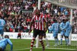 Eindhoven, 13 April 2008 Kampioenswedstrijd PSV-FC Twente, eindstand 1-1 Seizoen 2007/2008. PSV daardoor nog niet kampioen.
Alcides schreeuwt het na weer een gemiste kans