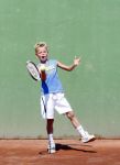 Marbella 14 augustus 2007
Richard Krajicek en zijn zoon Alec aan het tennissen in Marbella.