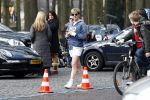 Laren 14 april 2008
Opnames Gooische vrouwen  met Linda de Mol Susan Visser Tjitske Reidinga en Alex Klaasen. Ze rijden in Gooische vrouwen met Linda de Mol haar porsche cabrio.