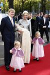 Den Haag 20 oktober 2007
Doop prinses Ariane. Prins Willem Alexander Maxima Ariana Alexia en Amalia.