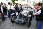 Brescia 15 mei 2008
Start van de Mille Miglia in Brescia. State of art rijdt met 2 porsches mee. 
Alfa Romeo Classic Car