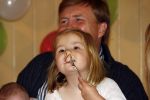Den Haag 26 juni 2007
Fotomoment met Prins Willem Alexander Maxima Prinses Amalia Alexia en Ariane bij de koninklijke stallen. Prinses Alexia viert haar 2e verjaardag.