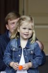 Den Haag 26 juni 2007
Fotomoment met Prins Willem Alexander Maxima Prinses Amalia Alexia en Ariane bij de koninklijke stallen. Prinses Alexia viert haar 2e verjaardag.